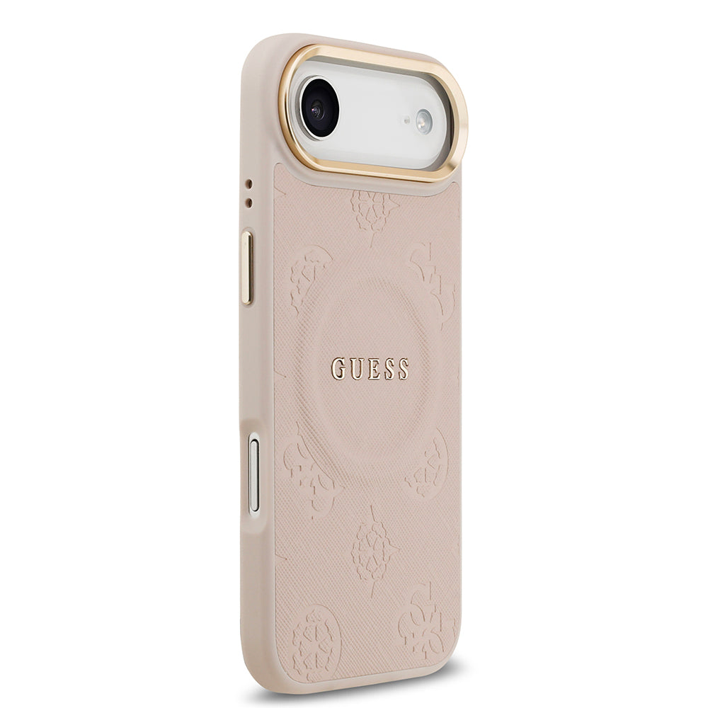 Guess iPhone 17 Air Orjinal Lisanslı M-safe Şarj Özellikli Sıcak Baskılı Yazı Logolu PU Deri Peony Kılıf Guess iPhone 17 Air Orjinal Lisanslı M-safe Şarj Özellikli Sıcak Baskılı Yazı Logolu PU Deri Peony Kılıf